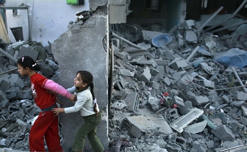 گزارش تصويري: رويارويي گلوله‌هاي صهيونيستي با كودكان فلسطيني