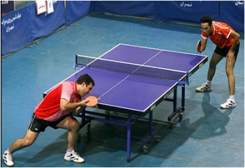 مسابقات تنیس روی میز جام فجر در کاشان برگزار شد