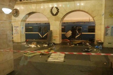 تصاویری از انفجار در متروی سن‌پترزبورگ