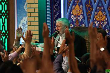 مراسم شب سوم ماه مبارک رمضان در مسجد ارک تهران