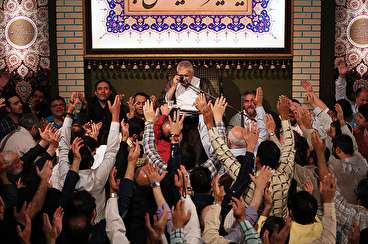 مراسم شب بیست و چهارم ماه مبارک رمضان در مسجد ارک تهران