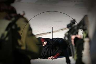 تیراندازی نظامیان اسرائیلی به سمت دختر جوان
