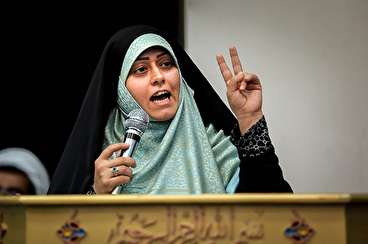 صحبت‌های خواهر مسیح علینژاد در همایش دختران انقلاب