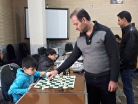 برگزاری مسابقه سیمولتانه شطرنج  در اسلامشهر