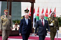 استقبال پادشاه اردن از رئیس جمهور عراق و رایزنی درمورد تحولات منطقه