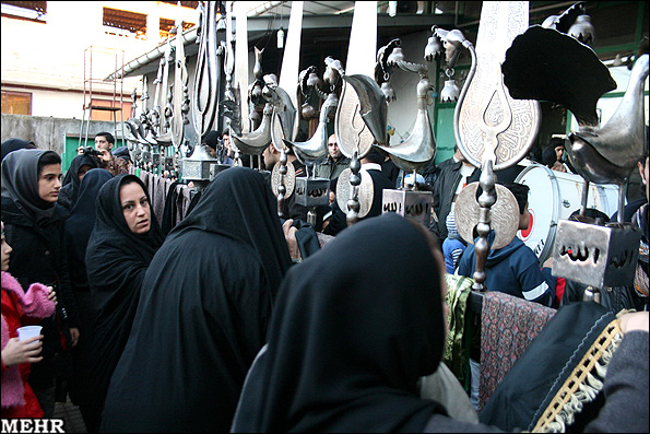 گلستان در ماتم سيد الشهدا و يارانش يكسره غوغا بود