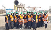 بازدید بانوان فعال اسلامشهر از پروژه مترو جنوب غرب تهران