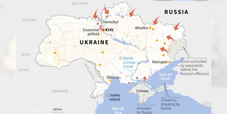 روسیه در حال ساخت استحکامات نظامی در «ماریوپل» است
