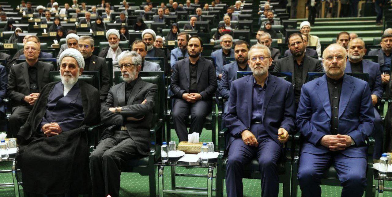 حضور روسای ادوار مجلس در مراسم افتتاحیه مجلس‌ دوازدهم شورای اسلامی